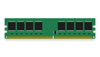 Computer memory, ram, computer accessories, vector. vector