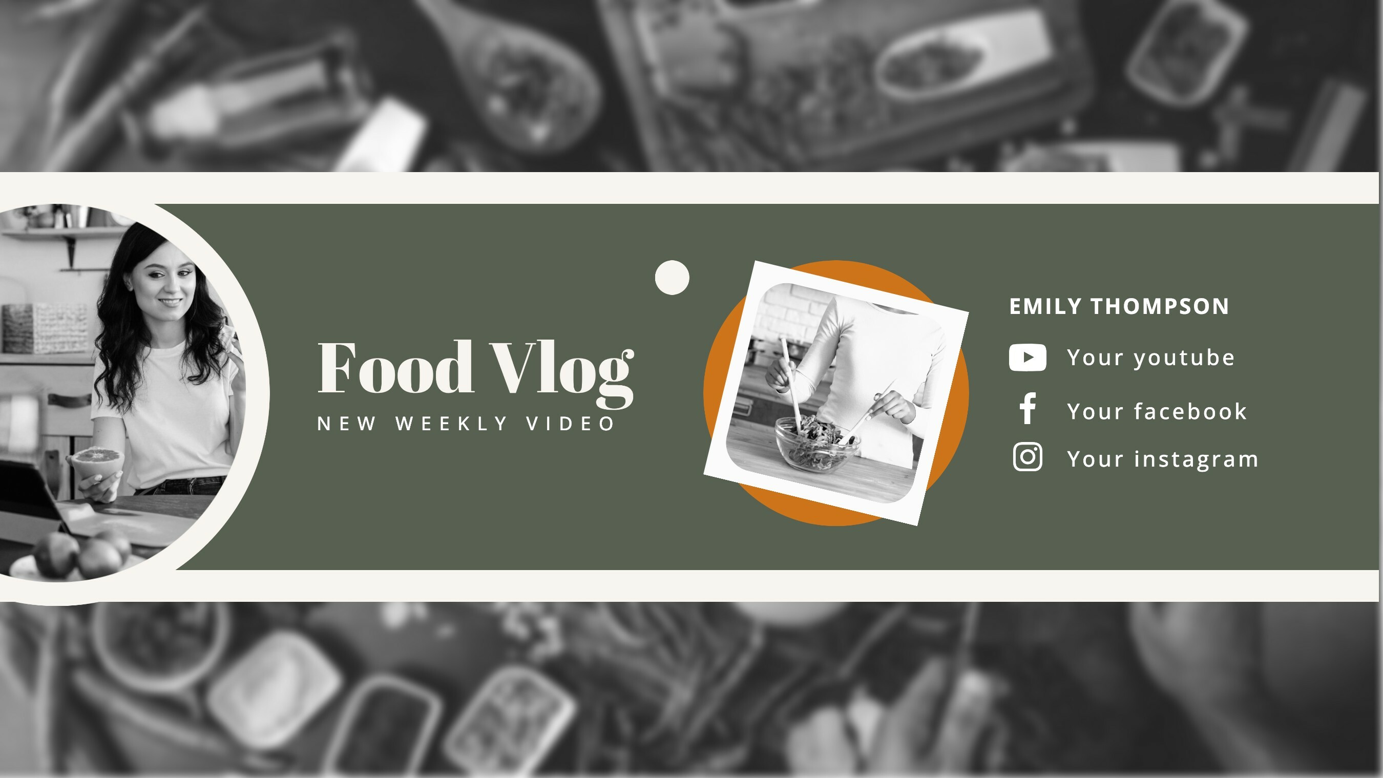 Food Blogger Youtube Cover