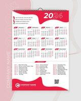 2024 Calendar, Calendar 2024, 2024, calendar design, wall calendar, wall calendar 2024, desk calendar, english calendar, holiday vector