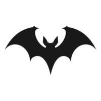 A Vampire Bat vector silhouette free isolated on a white background