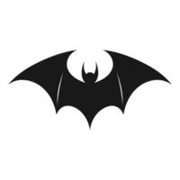 Vampire vector isolated on a white background, A silhouette of Bat flying