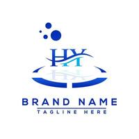 Letter HY blue Professional logo for all kinds of business vector