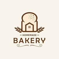 Bakery design element vector with creative concept idea