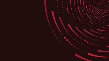 Abstarct spiral dotted vortex style background in dark color. vector