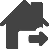 Home homepage icon symbol vector image. Illustration of the house real estate graphic property design image