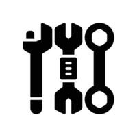 service tool icon. vector glyph icon for your website, mobile, presentation, and logo design.