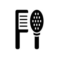 comb icon. vector glyph icon for your website, mobile, presentation, and logo design.