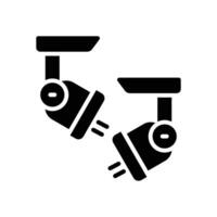 spotlight icon. vector glyph icon for your website, mobile, presentation, and logo design.
