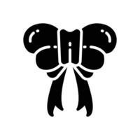 bow icon. vector glyph icon for your website, mobile, presentation, and logo design.