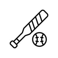 baseball icon. vector line icon for your website, mobile, presentation, and logo design.