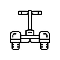 segway icon. vector line icon for your website, mobile, presentation, and logo design.