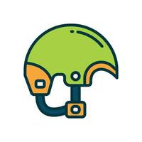 helmet icon. vector filled color icon for your website, mobile, presentation, and logo design.