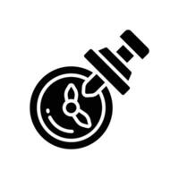 push pin icon. vector glyph icon for your website, mobile, presentation, and logo design.