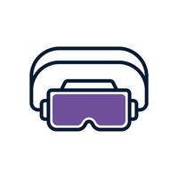 goggles icon. vector dual tone icon for your website, mobile, presentation, and logo design.