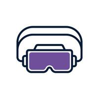 goggles icon. vector dual tone icon for your website, mobile, presentation, and logo design.