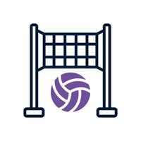 volleyball icon. vector dual tone icon for your website, mobile, presentation, and logo design.