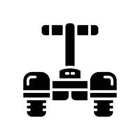 segway icon. vector glyph icon for your website, mobile, presentation, and logo design.