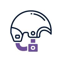 helmet icon. vector dual tone icon for your website, mobile, presentation, and logo design.