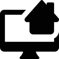 Home homepage icon symbol vector image. Illustration of the house real estate graphic property design image