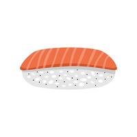 Flat Illustration of Sushi Vector. Foods and Drinks Daily Illustration. vector