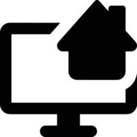 Home homepage icon symbol vector image. Illustration of the house real estate graphic property design image