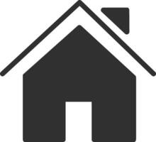 Home homepage icon symbol vector image. Illustration of the house real estate graphic property design image