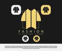 fashion brand luxury store logo template vector