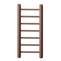 Step Ladder 3D Render Icon Illustration png