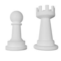 échecs 3d icône illustration png