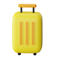 bagage 3d icône illustration png