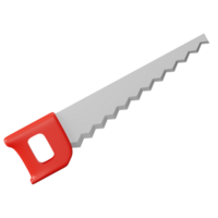 Hand Saw 3D Render Icon Illustration png