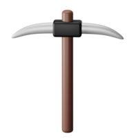 Pickaxe 3D Render Icon Illustration png