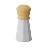 zout en peper 3d icoon illustratie png