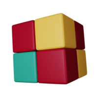 Rubik 3D Illustration png