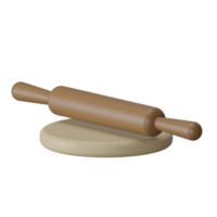 Rolling Pin 3D Icon Illustration png