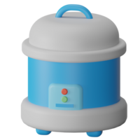 Rice Cooker 3D Icon Illustration png