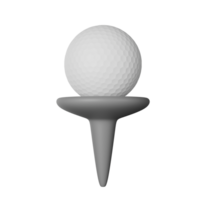 le golf 3d icône illustration png