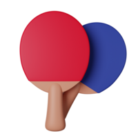 Table Tennis 3D Icon Illustration png