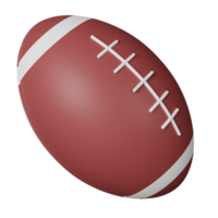 Rugby 3D Icon Illustration png
