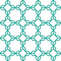 Seamless geometric pattern with an Arabic style vector