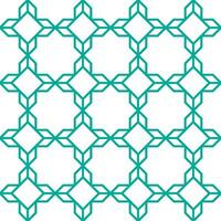 Seamless geometric pattern with an Arabic style vector