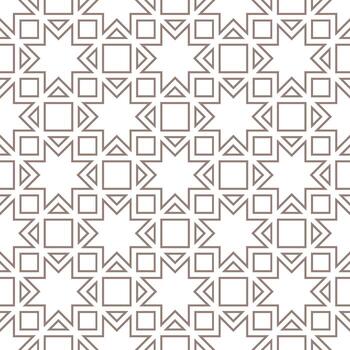 sin costura geométrico modelo con un Arábica estilo vector