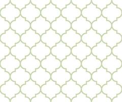 Seamless geometric pattern with an Arabic style vector