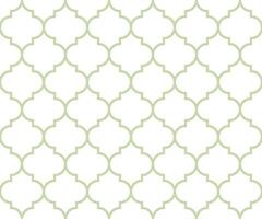 Seamless geometric pattern with an Arabic style vector