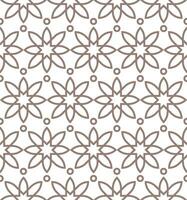 Seamless geometric pattern with an Arabic style vector