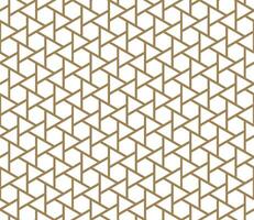 Seamless geometric pattern with an Arabic style vector