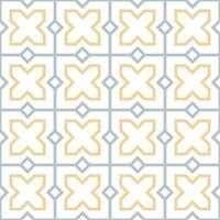 Seamless geometric pattern with an Arabic style vector