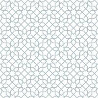 Seamless geometric pattern with an Arabic style vector