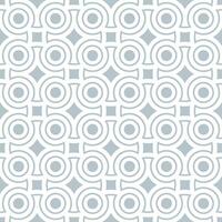 Seamless geometric pattern with Chinese and Japanese style vector