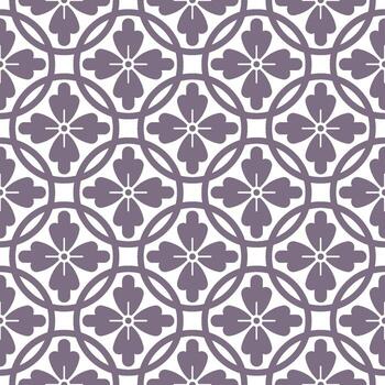 Seamless geometric pattern with Chinese and Japanese style vector